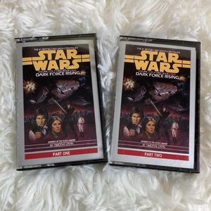 Star Wars-Dark Force Rising-Audio Cassettes Tape-Part One & Two-1992-Bantam-90s